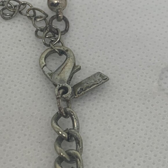 Lana Bib Statement Necklace 4 Strand Rope Silvertone w Crystals - Picture 5 of 5